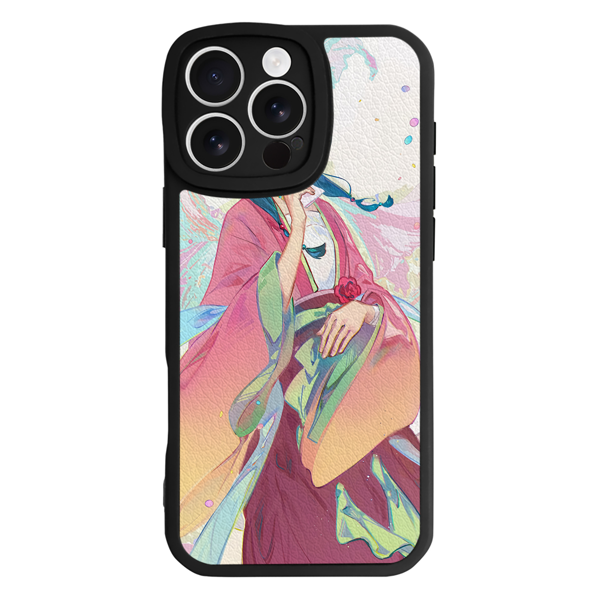 （画像用） 薬屋のひとりごと The Apothecary Diaries 【iPhone 16シリーズ対応】シリコンスマホケース（レザー調） 材質：シリコン
